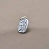 Yiluya plata s925 vintage mate Buda colgante accesorios DIY hecho a mano cordón trenzado de cuentas pulsera collar material