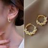 Brincos de Pérola Zircônia Agulha de Prata S925 ins Simples Senso de Alta Qualidade 2023 Novos Brincos Elegantes da Moda para Mulheres