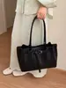Bolso de Hombro para Mujer con Textura Tejida, Acabado de Alta Gama, Venta al por Mayor Transfronteriza, Gran Capacidad, Bolso de Mano para Viajes Diarios, Bolso de Hombro para Mujer