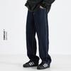 Ceecuz Primavera y Otoño Nuevos Pantalones Vaqueros Rectos Azules Combinables para Hombre Estilo Americano Retro Talla Grande Pantalones Casuales Sueltos y Modernos