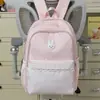 Mochila de moda de lunares estilo pastoral nueva, mochila escolar de gran capacidad para estudiantes, mochila linda de alta calidad