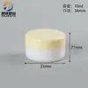 Caja de Crema 20g Tarro de Crema Fabricante Crema para Ojos Reempaque Caja Redonda de Plástico Caja de Muestra de Crema Limpiadora 10g Botella de Crema