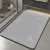 Diatom Mud Banheiro Absorvente Tapete de Piso Luz de Vaso Sanitário Tapete Antiderrapante de Luxo Porta de Entrada de Secagem Rápida Tapete de Pé Tapete de Porta de Vaso Sanitário