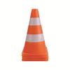 Cone de trânsito refletivo 23cm balde com logo de barricada adesivos de casquinha de sorvete equipamento de treino de futebol equipamento de treino de agilidade espessamento