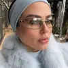 Gafas de Sol Kedun Ovaladas Sin Marco Estilo Y2K de Alta Gama Europeo y Americano Nuevas Gafas de Sol 2025 Gafas de Sol Retro