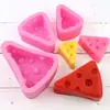 Molde de silicona para helado de bloque de queso pequeño y mediano grande accesorios de molde de yeso DIY para queso molde para pastel