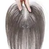 Flequillo Postizo para Mujer para Cubrir Cabello Blanco, Cabello Humano Realista, Aumento Natural del Volumen del Cabello en la Frente, Pieza de Peluca Esponjosa de Corona Alta