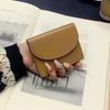 Estilo coreano nova bolsa de moedas femininas Ins estudante cor sólida saco de cartão simples multi-funcional saco vermelho carteira de grande capacidade