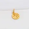 Acessórios DIY de Luxo Leve e Simples Preserva Cor Pingente de Urso Sorridente Versátil 18K Acessórios para Colar Geométrico Pérola Retrô