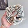 Elástico de Cabelo para Meninas com Coque, Lindo Acessório de Cabelo, Design de Coração Doce, Novo Elástico de Cabelo Flor de Cabelo de Alto Valor