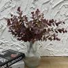 Imitação de flores Folhas de eucalipto Plástico Verde Plantando Folhas de dinheiro Flor falsa Mesa de jantar Estilo Mori Flor-estilo Flor-estilo Cross-border Hot Sale
