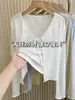 Proteção Solar Seda Gelada Fina Cardigã de Alta Qualidade Feminino Verão Novo Estilo Peça de Fora Renda Xale de Tricô Camisola Top Top Curto