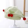 Sombrero para Bebé Otoño e Invierno Sombrero de Punto Bailey Elegante Sombrero de Calabaza de Moda Sombrero de Lana Pulóver para Niña Sombrero de Pintor