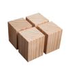 Almohadilla para Pata de Gabinete 6E3X Bloque de Madera Sólida Pata de Cama Elevada Pata de Sofá de Madera Sólida Elevada Mesa de Centro Elevada Mesa Elevada Patas de Mesa Elevadas