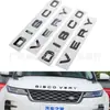 Cubierta de logo para máquina Shenxing Land Rover DISCOVERY logo de letra en inglés para cabeza de coche logo de cola trasera de coche pegatina para carrocería de coche