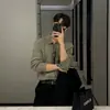 Suéter cárdigan para hombre, adecuado para primavera, otoño e invierno, estilo coreano, corte holgado, moderno, casual, tejido de manga larga, polo para pareja