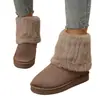 Otoño 2026 Nuevo Talla Grande Botas Peludas de Moda para Mujer Estilo Casual Cómodo Europeo y Americano Talla Única
