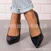 Juti comércio exterior plus size sapatos femininos da moda desejo Amazon moda saltos altos brilhantes sapatos femininos transfronteiriços