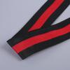 Cinta Yongjin 0.6-4cm Roja y Blanca Azul Marino Tricolor Cinta de Poliéster Cinta de Medalla Correa Decorativa para Prenda