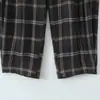 Roupas Femininas Europeias e Americanas Transfronteiriças Aliexpress Ins Venda Quente Moda Casual Versátil Calça Xadrez