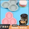 Molde de Silicona Redondo para Pastel de 4 pulgadas, 3 Anillos Cilíndricos, Herramienta para Hornear Pizza Arcoíris DIY