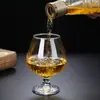 Copo de cristal sem chumbo para conhaque copo de vinho estrangeiro copo de vinho para uísque copo de vinho criativo estilo europeu de pé curto pode fazer logo