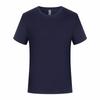 Camisetas de Algodón Peinado Cuello Redondo, Ropa de Trabajo Cultural Grupal Personalizada, Camisas Publicitarias de Manga Corta, Uniformes para Eventos, Venta al por Mayor con Impresión de Logo