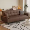 Sofá-cama dobrável 2026 novo com couro resistente a arranhões de gato, sofá multifuncional de dupla finalidade para sala de estar, apartamento e espaços pequenos, disponível nos tamanhos individual e duplo