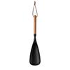 Utensilios de cocina de silicona con mango de madera de acacia negra, resistentes a altas temperaturas, 7 piezas, antiadherentes, para freír, cucharas soperas domésticas, raspadores.
