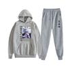 Jujutsu Kaisen Spell Battle Novo Casual Trendy Cartoon Texto Impressão Moletom Masculino e Feminino