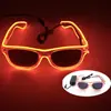 Gafas Luminosas de Mosaico Inalámbricas LED K Cool Accesorios para Fiesta Nocturna, Performance de Baile, Fiesta Disco Flash