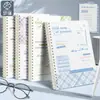 Cuaderno de Espiral de Color Mengjin A5 Serie Dulce B5 Serie Salada Cuaderno Sencillo de Oficina Estudiante Grueso con Rayas