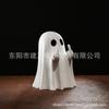 Decoración de fantasmas de Halloween, nueva y creativa artesanía de resina con fantasmas de dedo medio transfronterizos.