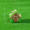 Novos produtos transfronteiriços: Casa em Tronco de Árvore para Micro Paisagismo, Cadeira de Madeira, Peças de Tijolo, Acessórios de Decoração DIY para Paisagismo de Jardim, Mini Enfeites