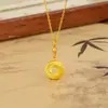 Collar de Donut Escama de Dragón Nuevo Estilo Chino Anillo Redondo Hebilla de Seguridad Diseño de Cuentas de Transferencia Nicho Elegante Cadena de Suéter de Gama Alta