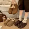 Zapatos de Algodón para Nieve Antideslizantes de Suela Gruesa con Lunares Retro para Mujer 2026 Nuevos de Invierno Aumentadores de Altura Aterciopelados Espesos Zapatos Bochen