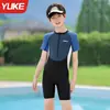 Traje de Baño para Niños Niños 2026 Nuevo Traje de Baño de una Pieza de Verano para Niños Medianos y Grandes Traje de Baño Profesional de Secado Rápido para Entrenamiento