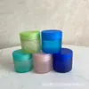 Tarro de crema, tarro de crema facial colorido, tarro de crema para ojos, limpiador facial, tarro de vidrio para mascarilla facial, protector solar transfronterizo de 2 oz en tarro de cáñamo