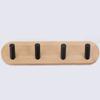 Gancho creativo para toallas y ropa sin perforaciones para puerta de cocina o baño, gancho de bambú en forma de L para vestidor, venta al por mayor