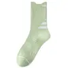Calcetines Deportivos Profesionales para Hombre, Estilos de Primavera y Otoño, Algodón Peinado, Anti-Olor, Absorbentes de Sudor, Duraderos, Calcetines Largos Juveniles, Calcetines para Correr Baloncesto