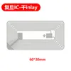 Pegatina de Chip NFC Ntag213 Anti-Metal Etiqueta Blanca Inserción Húmeda Etiqueta Electrónica RFID Personalización Anti-Metal