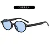 Gafas de Sol Ovaladas Estilo Retro Americano Estilo Ins para Mujer Gafas de Moda Tachonadas Tendencia Estilo Callejero Personalidad Gafas de Sol para Street Style
