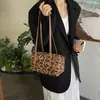 Bolso Vintage con Estampado de Leopardo para Mujer 2026 Nuevo Bolso de Hombro o Axila de Moda con Aspecto de Alta Gama, Bolso de Mano Tipo Baguette