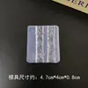 Popular Serie de Flores en Relieve Plantillas para Uñas de Arte Hielo Cristal Flor de Cinco Pétalos Decoraciones de Uñas Portátiles Moldes de Alta Transparencia Resistentes a la Oxidación