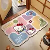 Alfombrilla de Piso de Tierra de Diatomeas Absorbente de Agua para el Hogar Estilo Japonés y Coreano Puzzle Crayon Shin-Chan, Fácil de Mantener, Resistente a la Suciedad, Resistente al Desgaste Felpudo para Puerta de Entrada