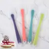 En stock venta al por mayor herramientas para hornear raspador de silicona grande integrado espátula raspadora de crema para pastel mantequilla