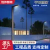 Luminária de jardim LED externa, iluminação minimalista moderna, luz de paisagismo para parques, áreas cênicas, vilas Luminária de rua de 3m movida a energia solar de 7 caracteres