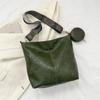 Bolso de hombro ancho de gran capacidad, moderno y sencillo para mujer, estilo coreano, versátil, para invierno 2023