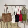 Bolsa Tote de Gran Capacidad Estilo Nuevo Hombro Único Axila de Moda Lunares Bolso Casual Simple de Hombro Único para Salir