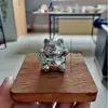 Nuevos Gatos de la Fortuna y el Tesoro Adornos Decorativos Chapados en UV Manija de Caja de Dulces Perlas Superiores Materiales Hechos a Mano para Cajas de Papel para el Hogar